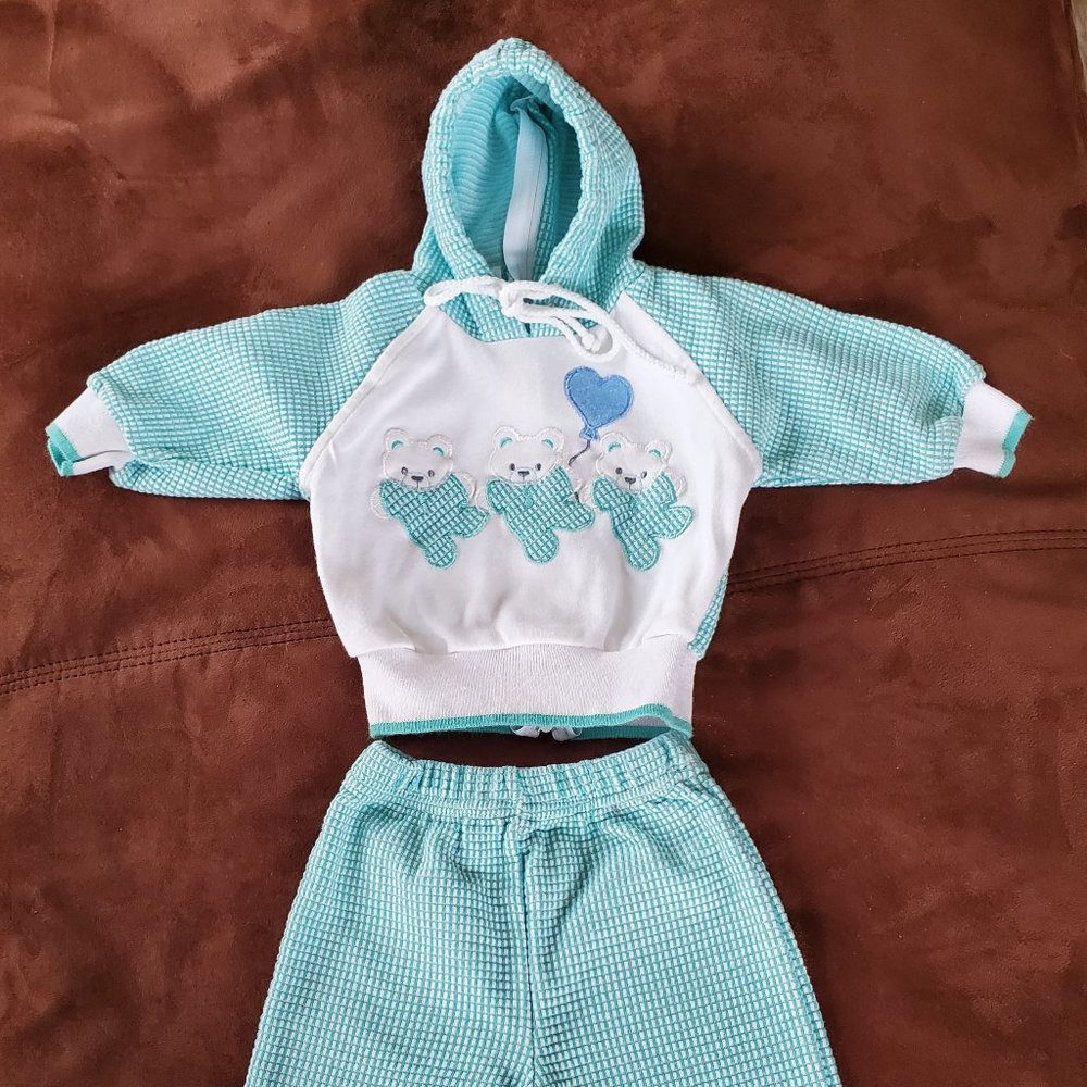 LITTLE MIRACLES SIZE 3/6 MONTHS TWO-PIECE OUTFIT